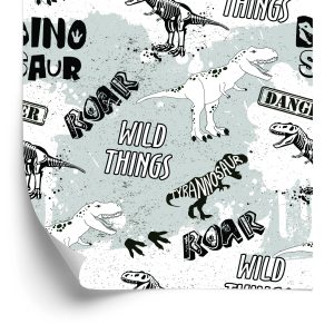 Behang De Dinosaurussen Dieren Voor De Babykamer