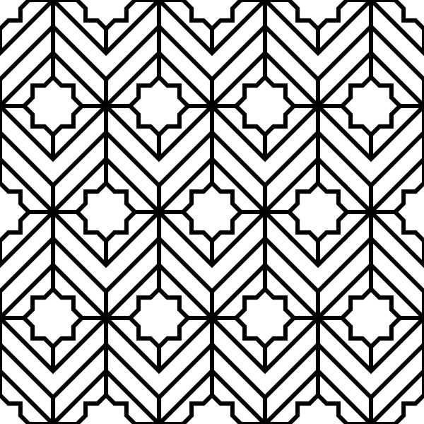 Behang Geometrische Ornamenten - Afbeelding 2