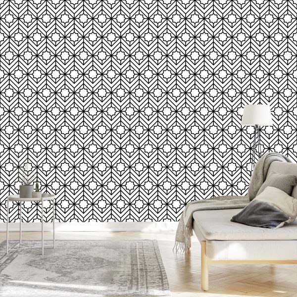 Behang Geometrische Ornamenten - Afbeelding 3