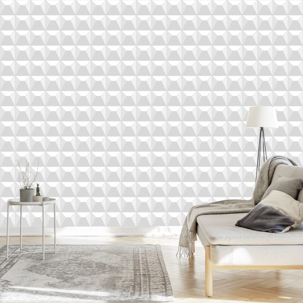 Behang Optisch Modern Lattered Woonkamer Kantoor - Afbeelding 3