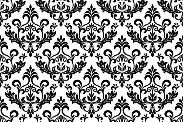 Behang Zwart-Witte Ornamenten - Afbeelding 2