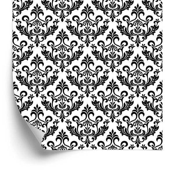 Behang Zwart-Witte Ornamenten