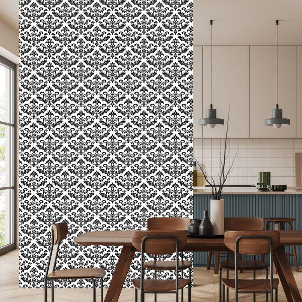 Behang Zwart-Witte Ornamenten - Afbeelding 4