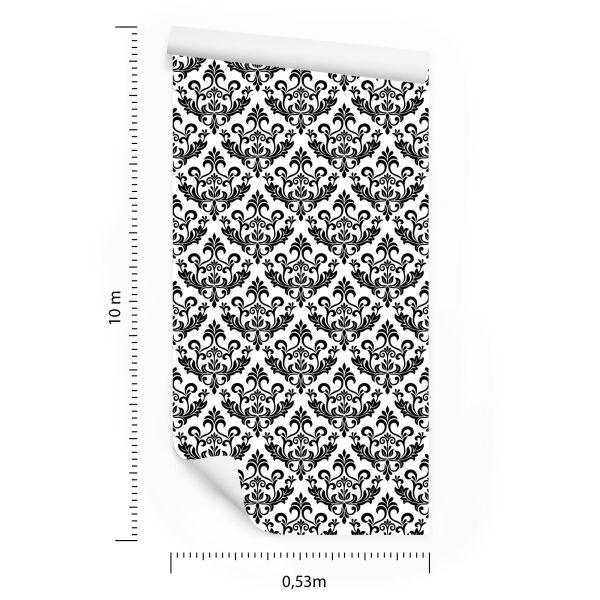 Behang Zwart-Witte Ornamenten - Afbeelding 8