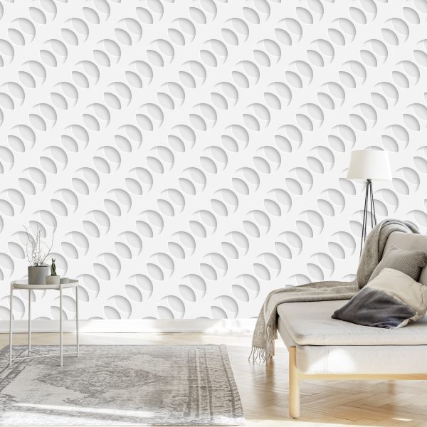 Behang 3D-Optisch Modern Voor Kantoor In De Woonkamer - Afbeelding 3