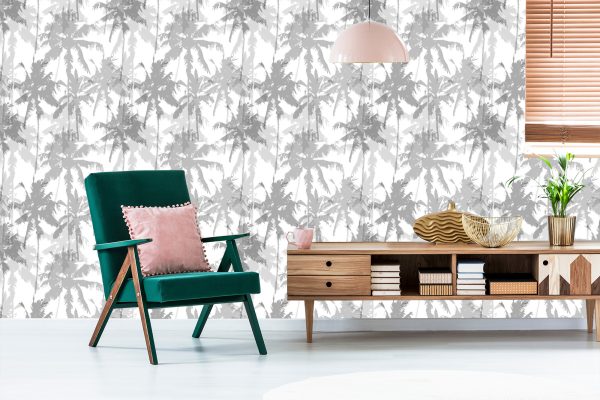 Behang Bomen, Planten, Palmbomen Voor Woonkamer, Slaapkamer - Afbeelding 6