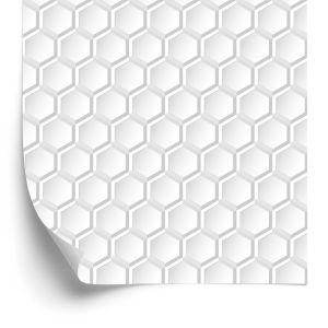 Behang Optische 3D Geometrische Figuren Slaapkamer