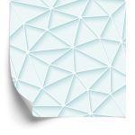 Behang Moderne 3D-Geometrische Voor Woonkamer