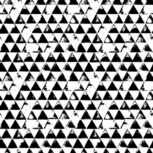 Behang Zwart-Witte Driehoeken - Afbeelding 2
