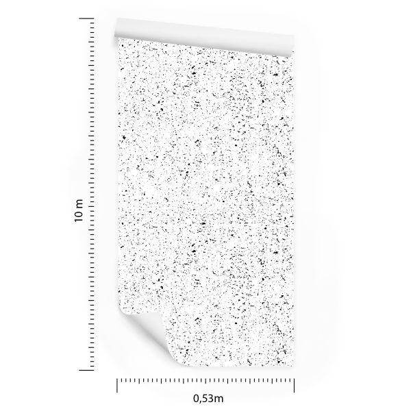 Behang Zwart En Wit Beton - Afbeelding 8