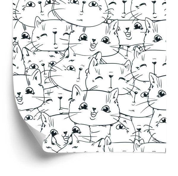 Behang Voor Kinderen - Kleine Katten