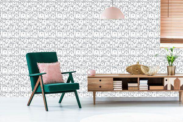 Behang De Familie Beren - Afbeelding 6