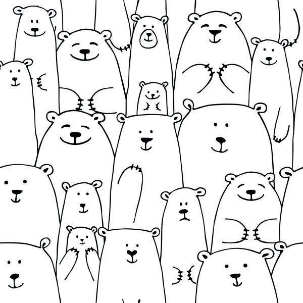 Behang Beren Dieren - Afbeelding 2