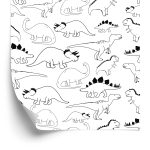 Behang Met Dinosaurussen Voor De Kinderkamer