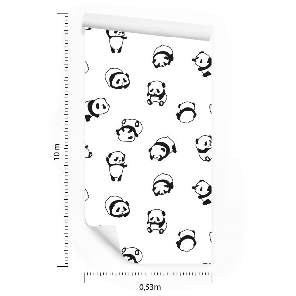 Behang Lieve Panda's - Afbeelding 8