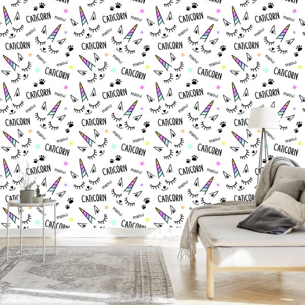 Behang Voor Kinderen - Slapende Katten - Afbeelding 3