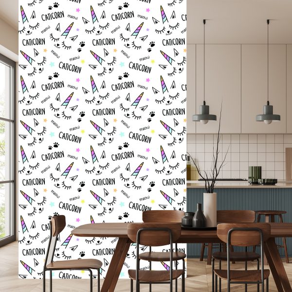 Behang Voor Kinderen - Slapende Katten - Afbeelding 4