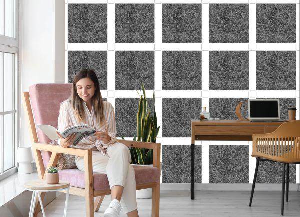 Behang Grijs Bekrast Beton - Afbeelding 7
