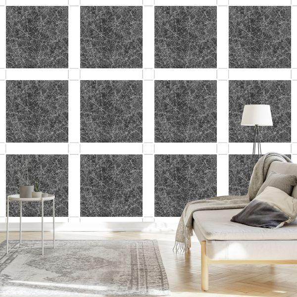 Behang Grijs Bekrast Beton - Afbeelding 3