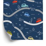 Behang Kleurrijke Auto's