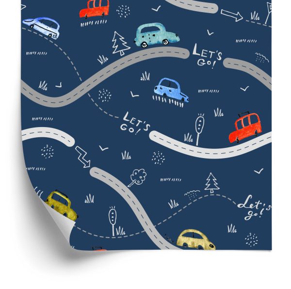 Behang Kleurrijke Auto's