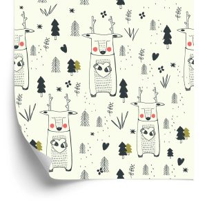 Behang Voor Kinderen - Herten In Het Bos