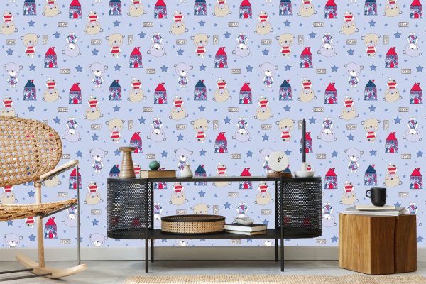 Behang Star Teddybeer Cottages - Afbeelding 5
