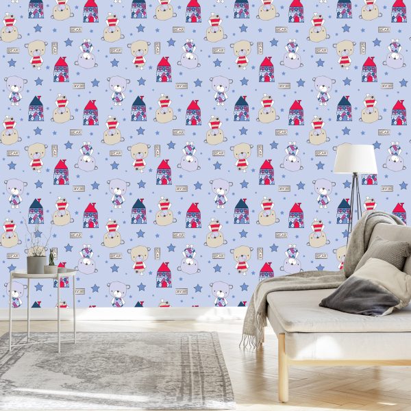 Behang Star Teddybeer Cottages - Afbeelding 3