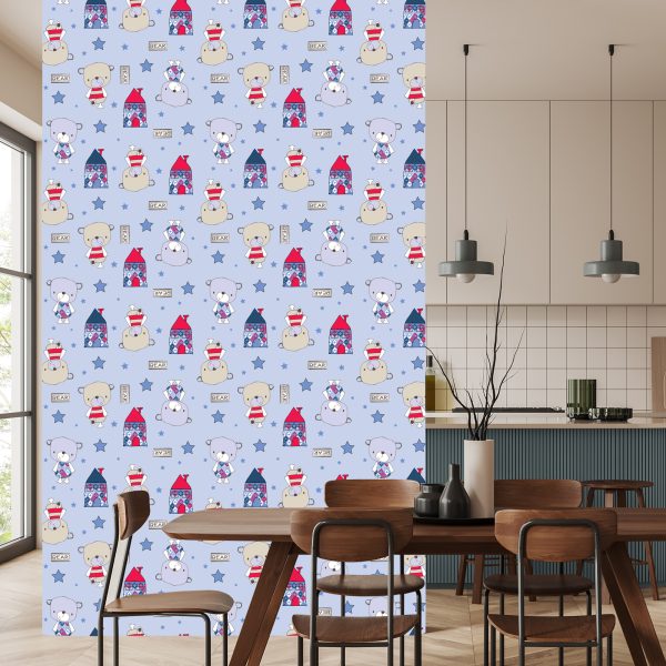 Behang Star Teddybeer Cottages - Afbeelding 4