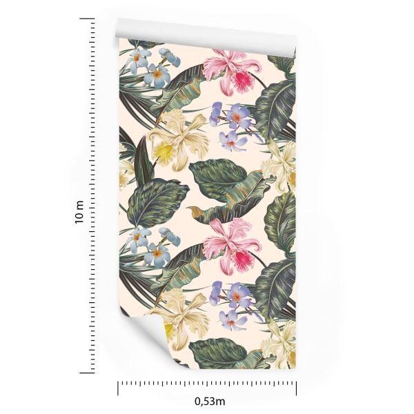 Behang Kleurrijke Bloemen - Afbeelding 8