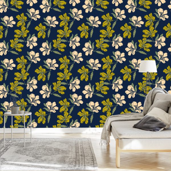 Behang Bloemen - Afbeelding 3