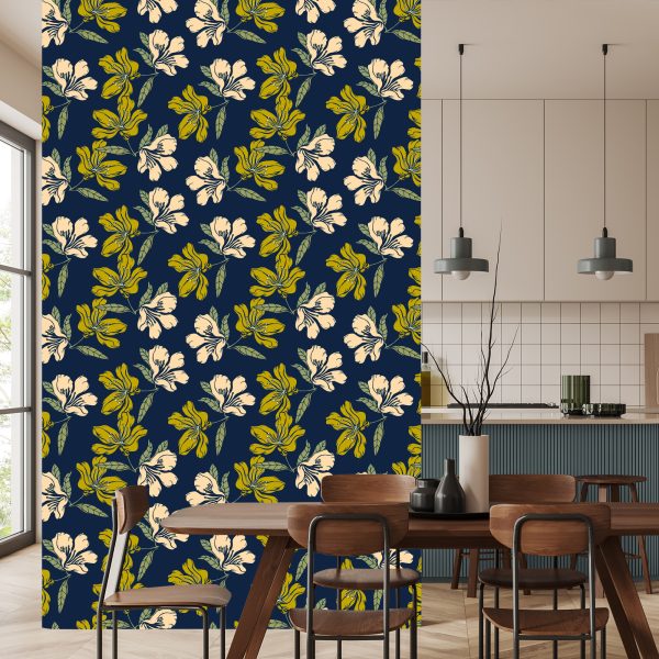 Behang Bloemen - Afbeelding 4