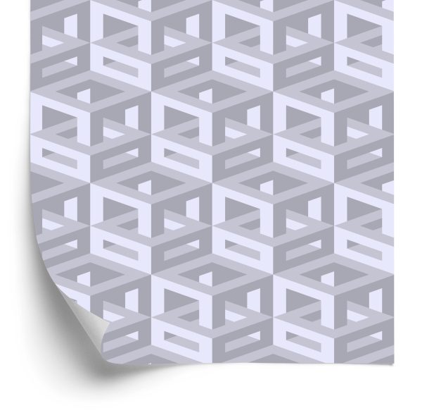 Behang 3D Isometrisch Thema