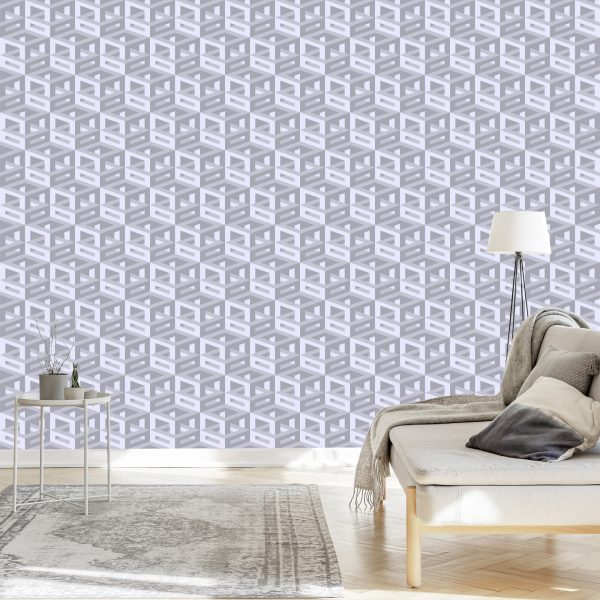 Behang 3D Isometrisch Thema - Afbeelding 3