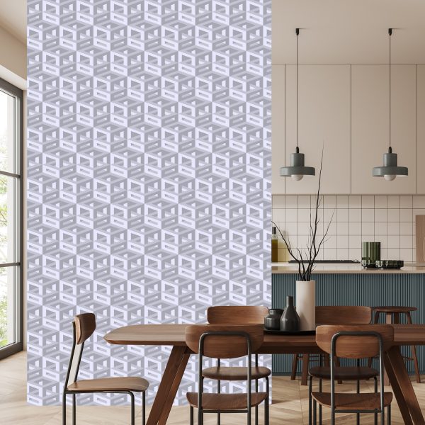 Behang 3D Isometrisch Thema - Afbeelding 4