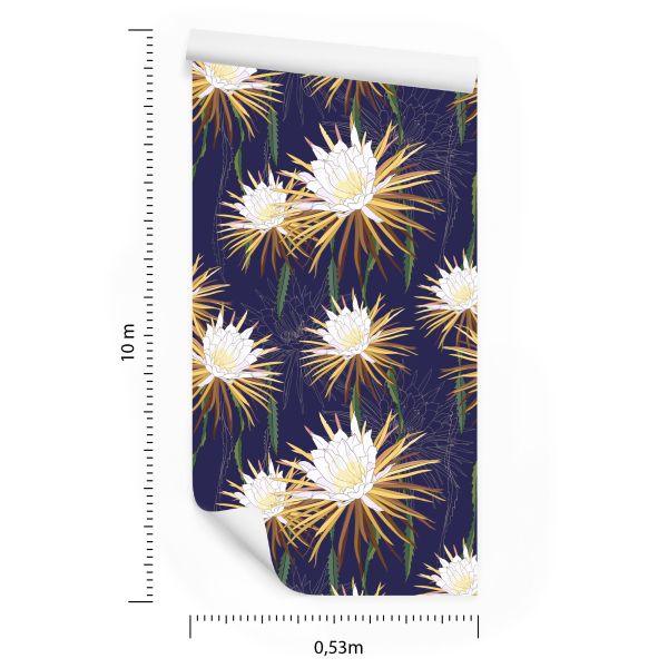 Behang Heldere Bloemen - Afbeelding 8