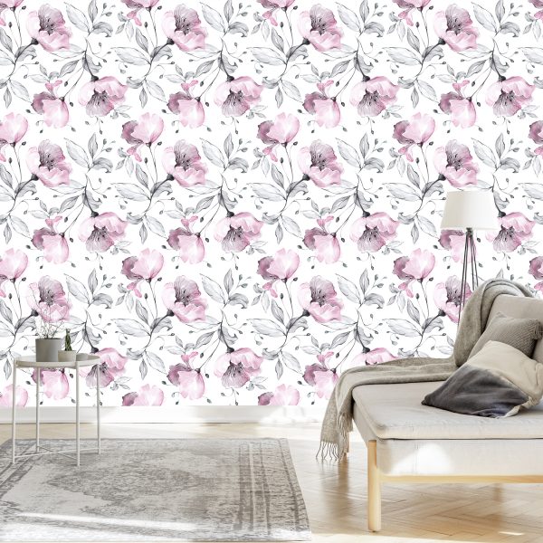 Behang Rozen In Felle Kleuren - Afbeelding 3