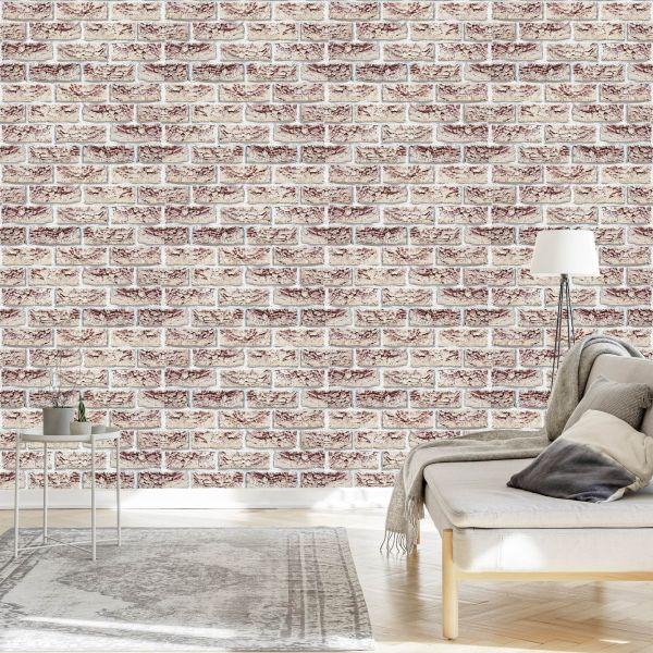 Behang Stenen Muur - Afbeelding 3