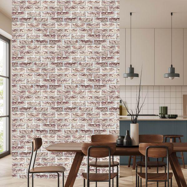 Behang Stenen Muur - Afbeelding 4