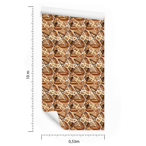 Behang Houten Abstractie - Afbeelding 8