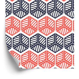 Behang Kleurrijke Geometrische Patronen