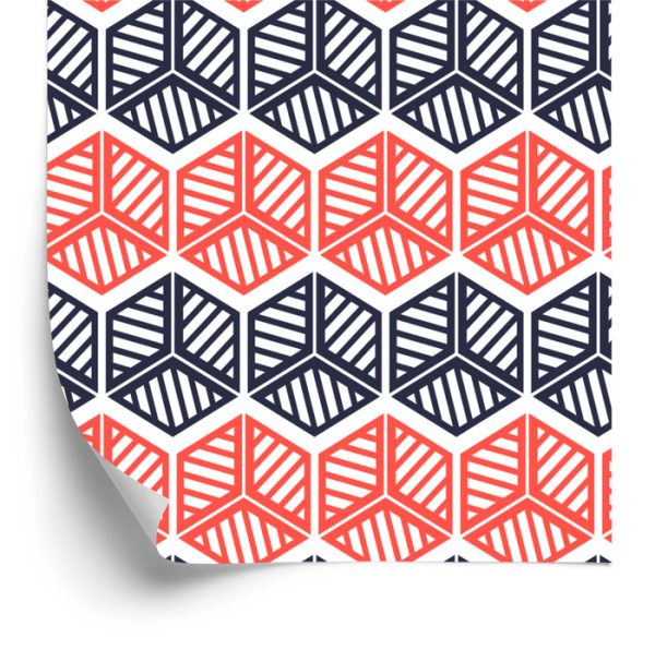 Behang Kleurrijke Geometrische Patronen