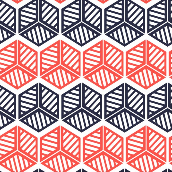 Behang Kleurrijke Geometrische Patronen - Afbeelding 2