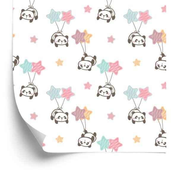 Behang Voor Kinderen - Sterren En Panda's