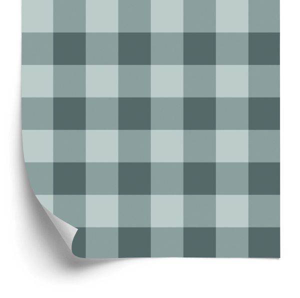 Behang Modieuze Check-In Grijstinten
