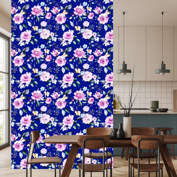 Behang Rozen Kleurrijke Bloemen - Afbeelding 4