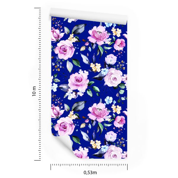 Behang Rozen Kleurrijke Bloemen - Afbeelding 8