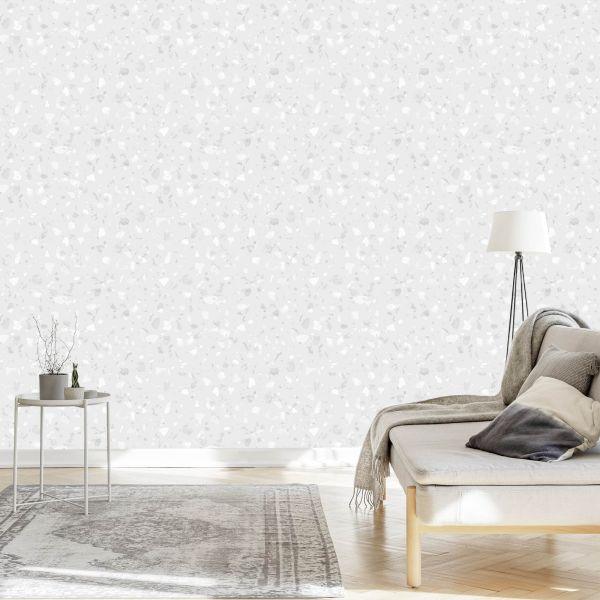 Behang Betonnen Terrazzo - Afbeelding 3