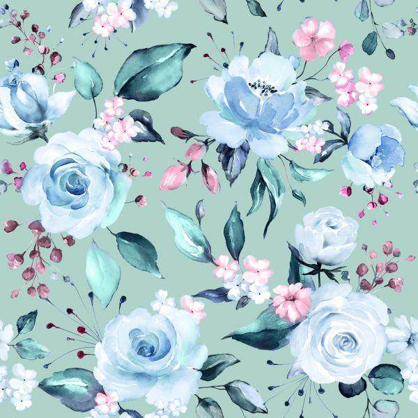 Behang Rozen In Modieuze Kleuren - Afbeelding 2