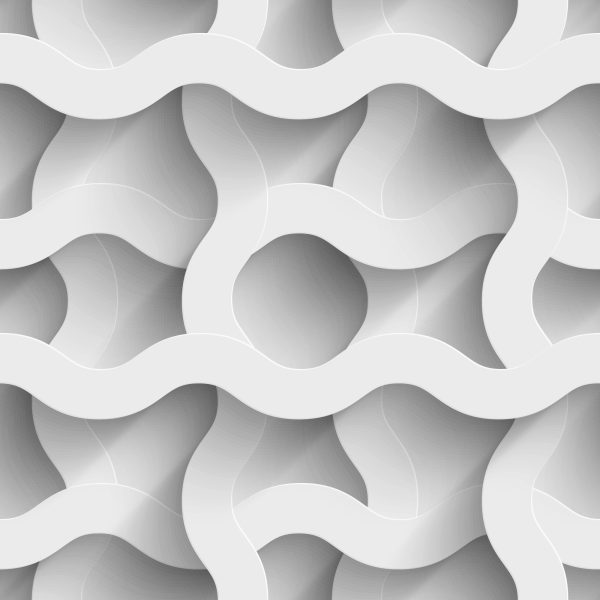 Behang Abstracte 3D-Golven - Afbeelding 2
